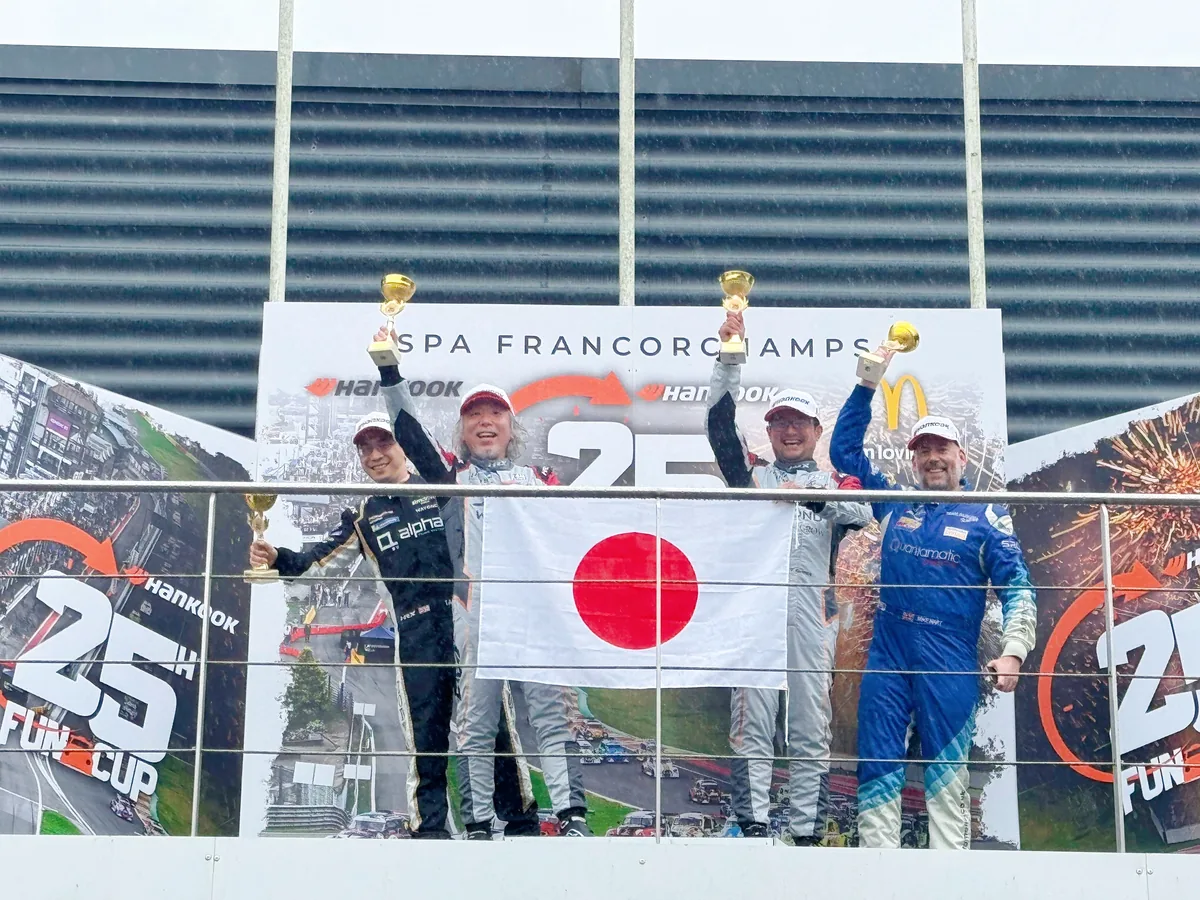 Spa Francorchamps podium
